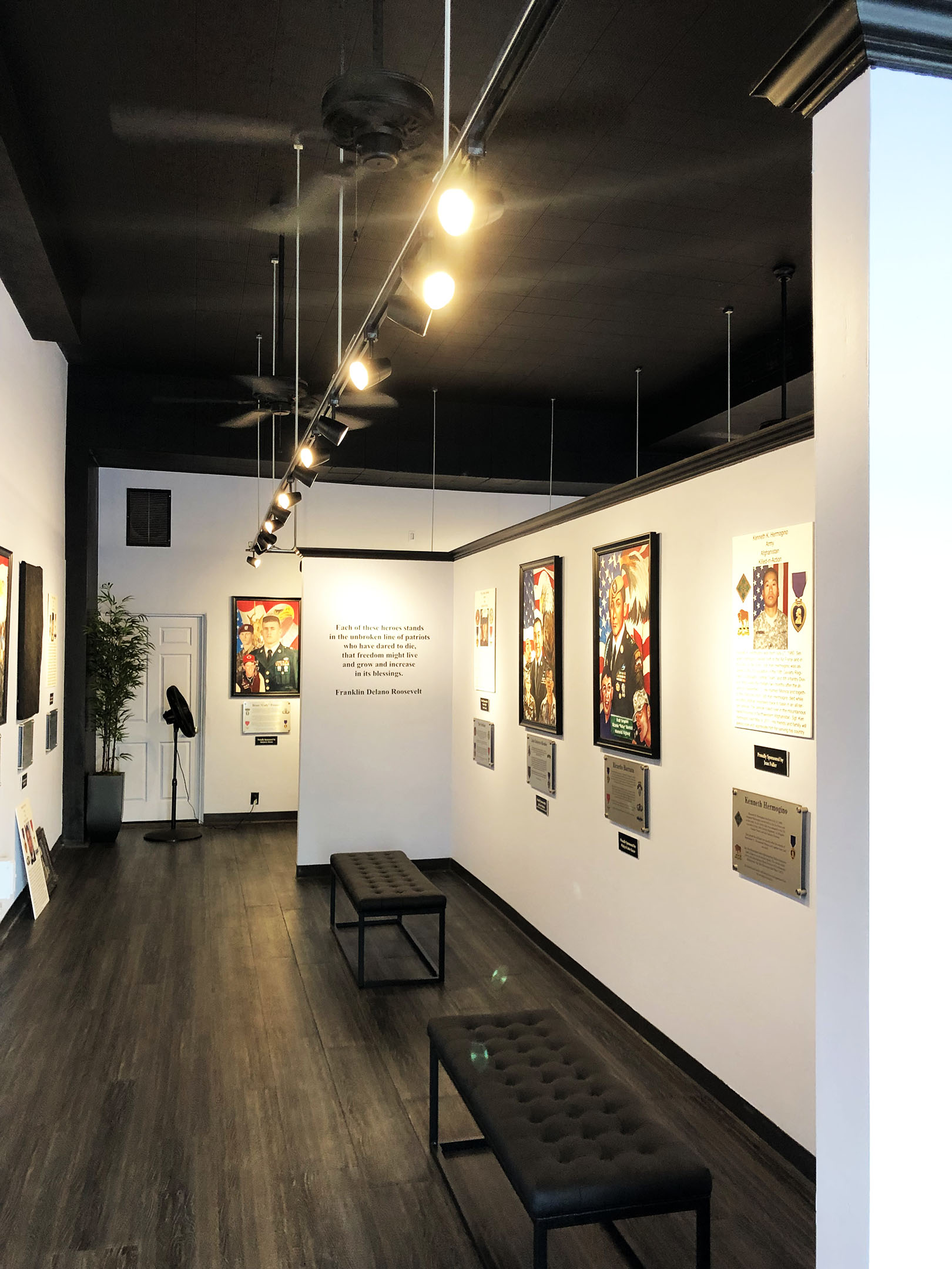 Interior of the Portrait of a Warrior Gallery in Bakersfield